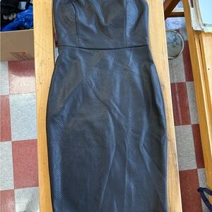 Elegant Black Strapless Dress